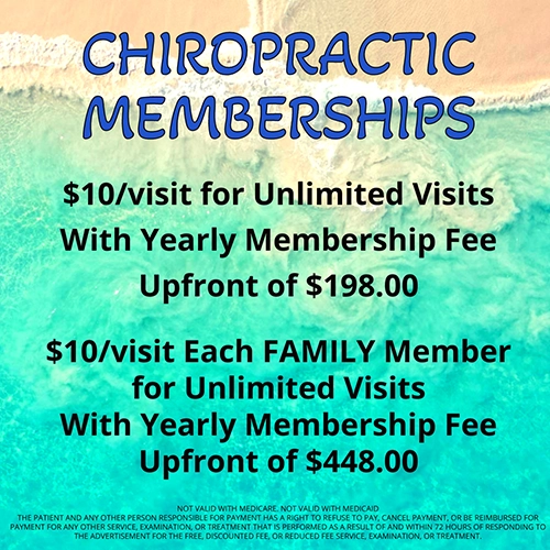 Chiropractic Cocoa Beach FL Memberships